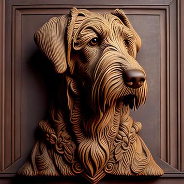 3D model Medium Vendean Griffon dog (STL)